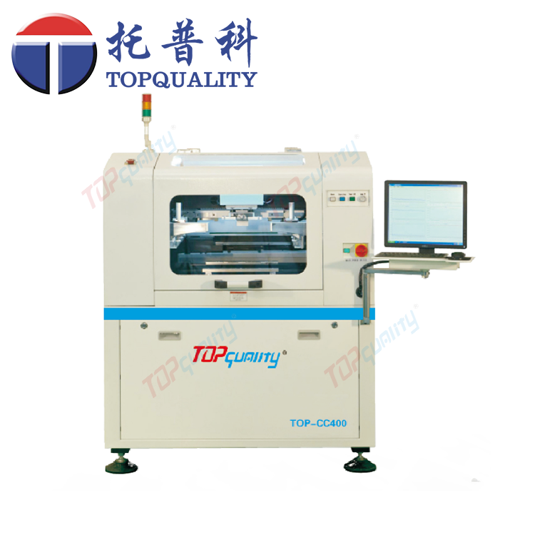 topquality CC-400高精度、高剛性一體化框架式機(jī)身結(jié)構(gòu)全自動(dòng)錫膏印刷機(jī)